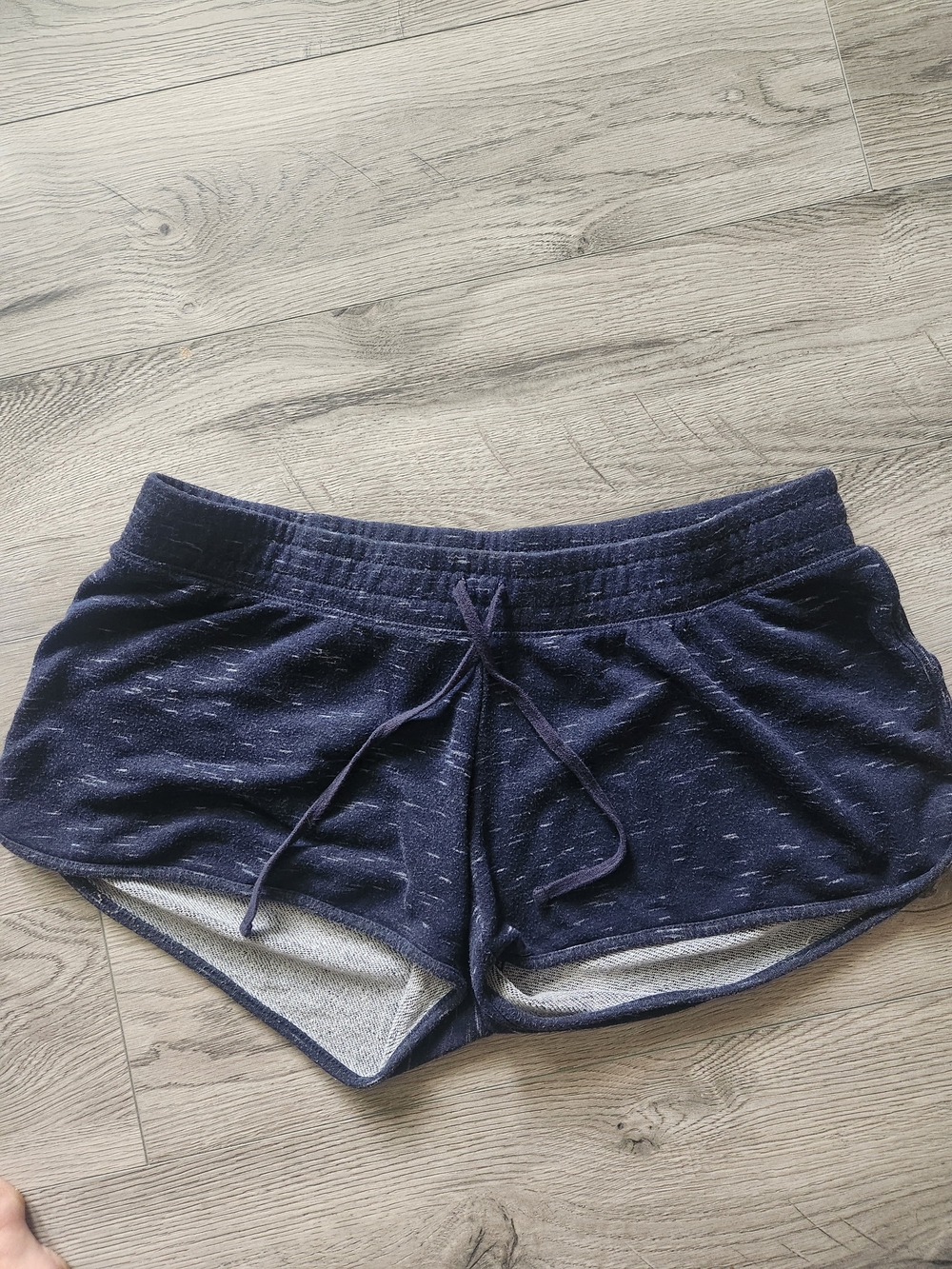 Motherhood Navy Heather Drawstring Athletic Shorts